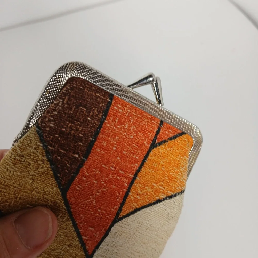 VTG  Eyeglass Case Pouch Snap Closure  Clean Am Optical Fashion By Roseanme